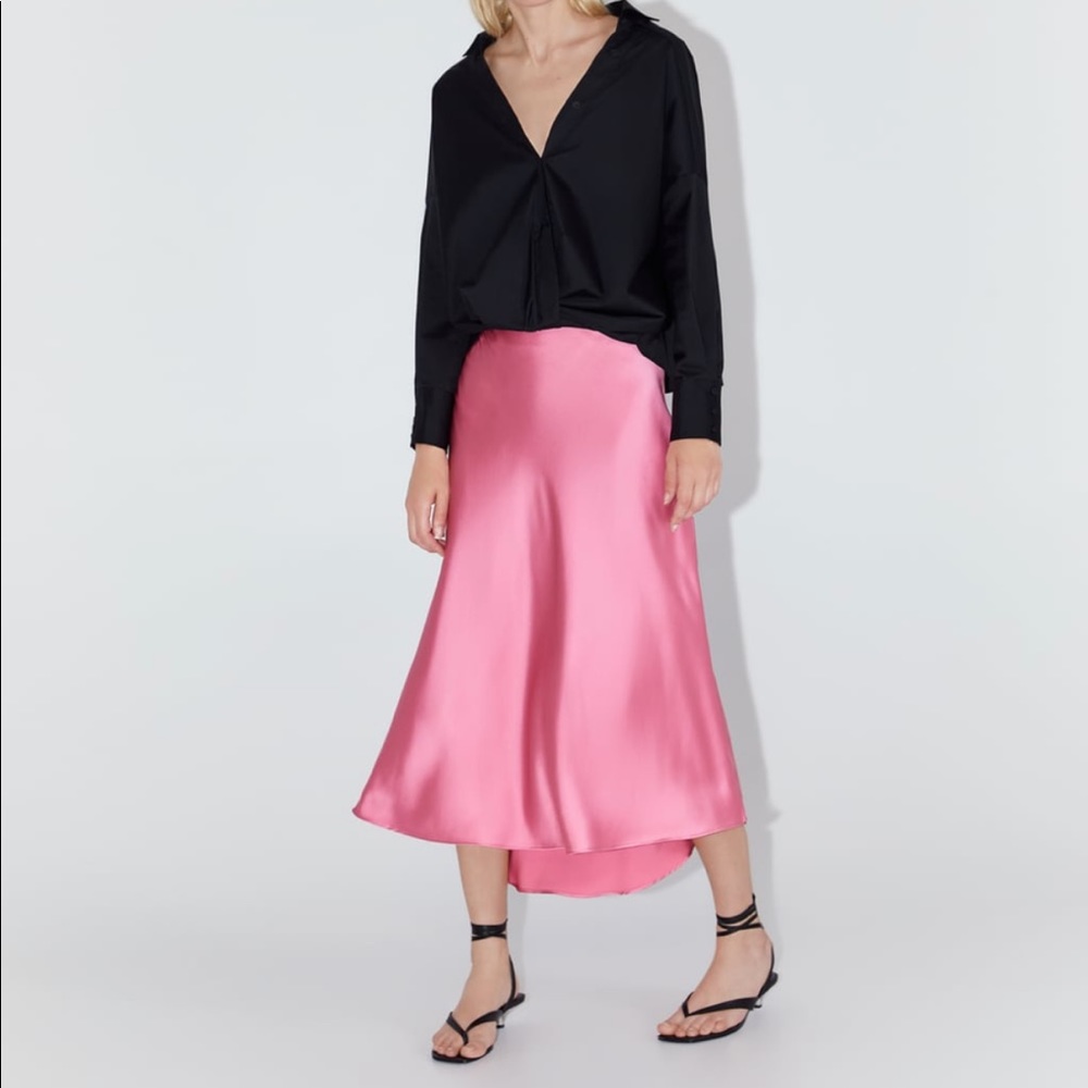 - Zara silk skirt